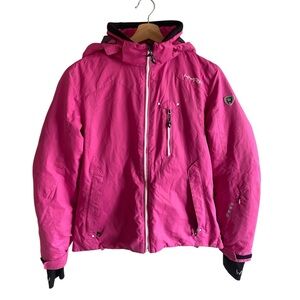 HYRA SKI Jacket Women’s Size S Pink Insulated Hooded Snowboarding Coat